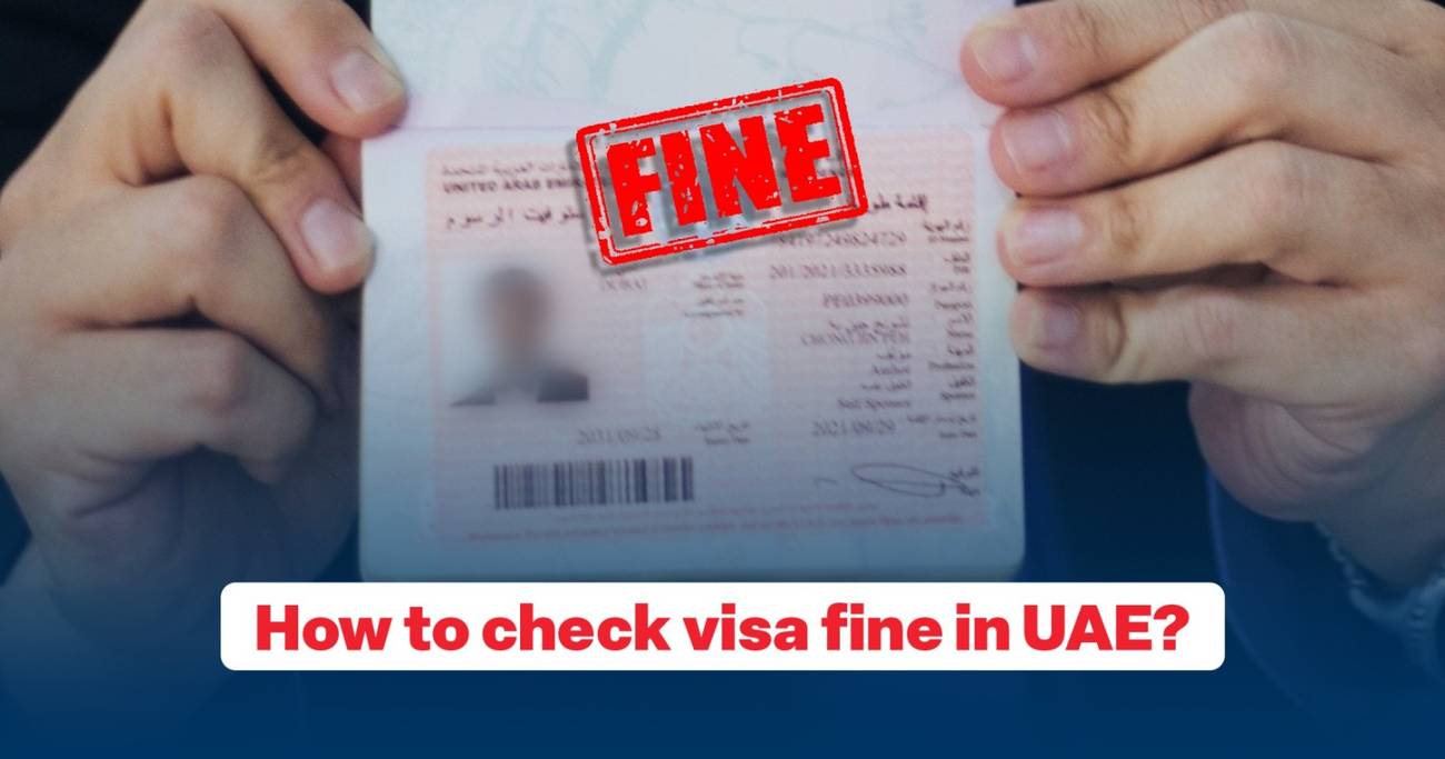 Visa fine check in the UAE